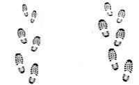 1 km à la marche, ça use... 